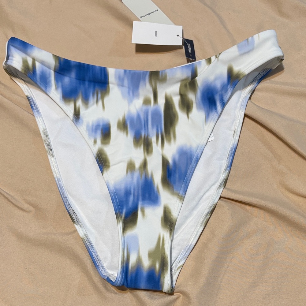 Abercrombie & Fitch Blue and White Patterned Swimwear